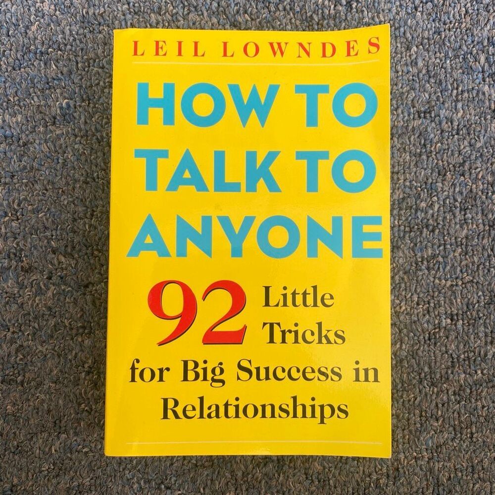 How to talk to anyone book by Neil Lowndes